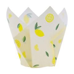 Papirčki za muffine Tulipani (24 kom) limone