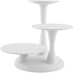 Wilton stojalo (3 Tier Pillar Cake Stand) 3 delno