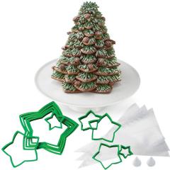 Wilton 3D Božično drevo (modelčki + vrečke + nastavki)