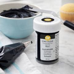 WILTON jedilno barvilo v pasti (Black) ČRNA