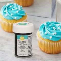 WILTON jedilno barvilo v pasti (Teal) ZELENO MODRA