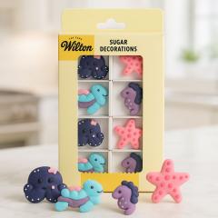 Wilton sladkorni okraski Morske živali za torte (8 kosov) Wilton sladkorni okraski Morske živali za torte (8 kosov)