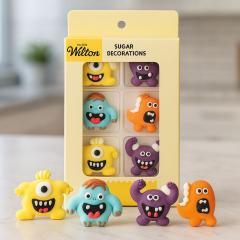 Wilton sladkorni okraski Manic Monsters za torte (8 kosov) Wilton sladkorni okraski Manic Monsters za torte (8 kosov)