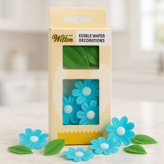 Užitni okraski Wilton – modro cvetje in listi Užitni okraski Wilton – modro cvetje in listi