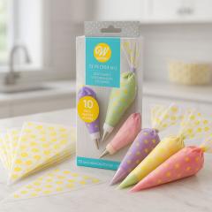 Wilton vrečke (tisk rožic) za okraševanje (10 kom) 30 cm ***-50%***