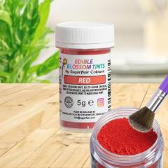 Blossom Tint Red (Rdeča) izjemno fin prah Sugarflair