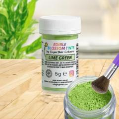 Blossom Tint Lime Green (Zelena limeta) izjemno fin prah Sugarflair