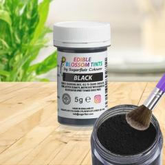 Blossom Tint Black (Črna) izjemno fin prah Sugarflair