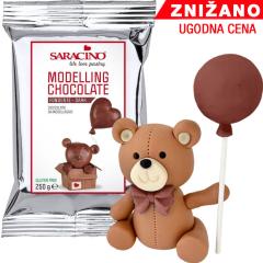 Čokolada za modeliranje Saracino (250g) TEMNO RJAVA ***-43%***