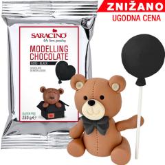 Čokolada za modeliranje Saracino (250g) ČRNA ***-43%***