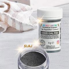 Sugarflair Charcoal Fizz (Granirano Oglje) barva v prahu