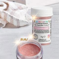 Sugarflair Shimmer Pink (Roza lesk) barva v prahu