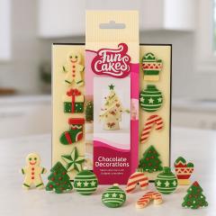 Čokoladna dekoracija (12 kom) Božične figurice ***-40%*** Čokoladna dekoracija (12 kom) Božične figurice ***-40%***