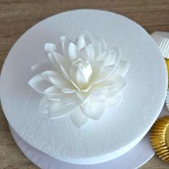 Wafer bela Dalija (12cm) 1 kom