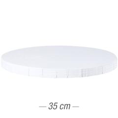 Podstavek iz močnega kartona 35cm (20mm) Bel