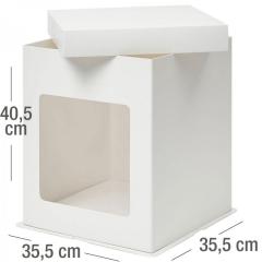 Visoka kartonska embalaža za torto 35,5x35,5x40,5 cm