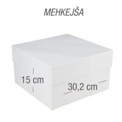 Kartonska embalaža za torto 30x30x15 cm, mehkejša