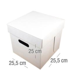 Visoka kartonska embalaža za torto 25x25x25 cm