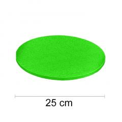 Podstavek 25cm, debelina 10mm – Svetlo Zelen