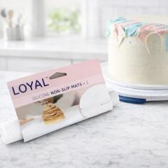 Okrogla silikonska podloga (30 cm) 2 kosa