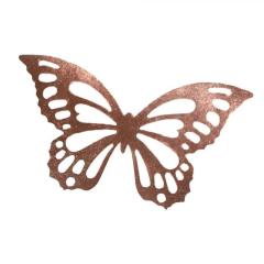 Jedilni metuljčki iz hostije (metalik rose gold) 22 kom