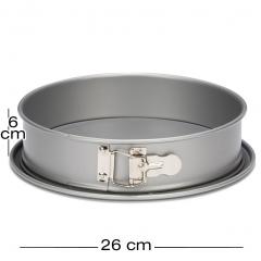 Nepropusten obroč pekač z odstranljivim dnom Ø26 cm