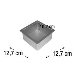 PME kvadraten pekač za biskvit 12,7 x 12,7 cm, višina 10,2 cm