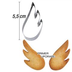 Modelček angelsko krilo 5,5 cm, rostfrei