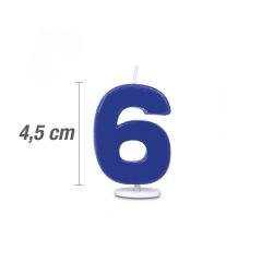 Svečka številka 6 - Modra