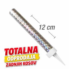 Ognjemet za torto (12 cm) SREBRN ***-50%***