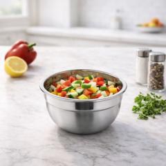 Posoda iz nerjavečega jekla 17 cm (1,3 l) za mešanje, stepanje in manjše porcije