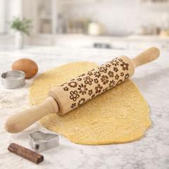 Lesen valjar Dekor CVET 16/33 cm – naravni vzorci, ki pustijo vtis