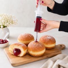 Večji injektor (injekcijska brizga) za arome, krofe
