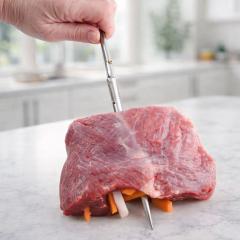 Nabodalo za meso iz nerjavečega jekla 19 cm