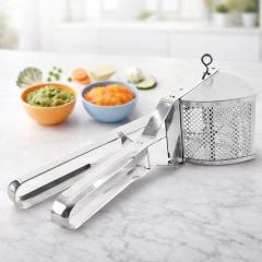 Stiskalnica za pasiranje hrane iz nerjavečega jekla – popolnoma gladka tekstura brez napora