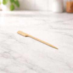 Bambusova nabodala za hamburger (15 cm) stabilen detajl za popolno postrežbo