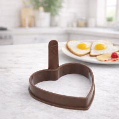 Silikonski model za jajca v obliki srca (9 cm) popolni zajtrk z občutkom