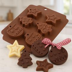Silikonski kalup za božične piškote