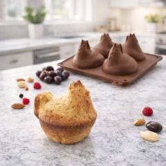 Model za mafin kokoške (7 cm) za veliko noč