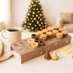 Stojalo za čebelje panje, osja gnezda, polžje hiške, slaščičarske kape...