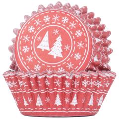 Folija papirčki za muffine Božični pulover, 30 kom