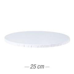 Podstavek iz močnega kartona 25cm (10mm) Bel