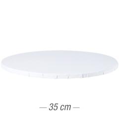 Podstavek iz močnega kartona 35cm (10mm) Bel