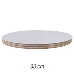 5x Podstavek iz močnega kartona 30cm (3mm) Srebrn ***-40%***