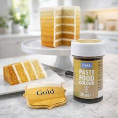 PME jedilna pasta (Gold) ZLATO RUMENA