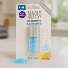 Magic Sparkles Kristali (Blue Aquamarine) Modri ​​akvamarin