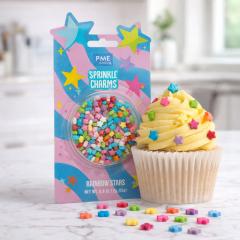 Posip mavrične zvezdice (PME 25g) za sanjske otroške torte