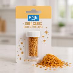 PME Gold Stars – užitne bleščeče zvezdice za popolne sladice PME Gold Stars – užitne bleščeče zvezdice za popolne sladice