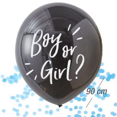 Boy or Girl (balon + konfeti) 90 cm, MODER