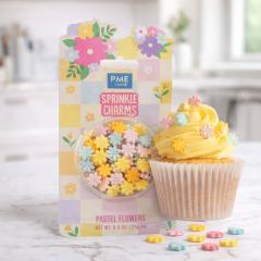 Posip pastelne rožice (PME 25g) za nežne pomladne sladice